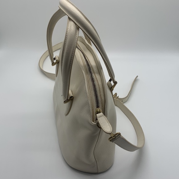 Vintage Coach Classic White Leather Bag - Picture 4 of 16